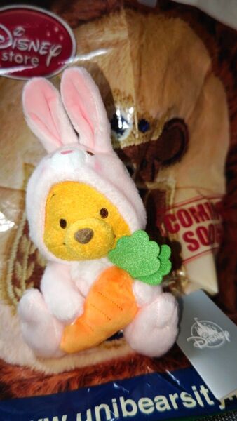 ディズニーストア フラッグシップ東京 限定色 ピンク プーさん ぬいぐるみ Sサイズ Eto Pooh 2023 干支プー 卯年