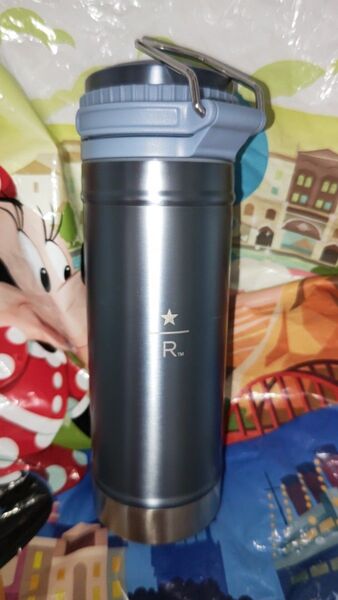 スターバックス STANLEY クラシック 真空コーヒープレスボトル ブルー 473ml スタンレー