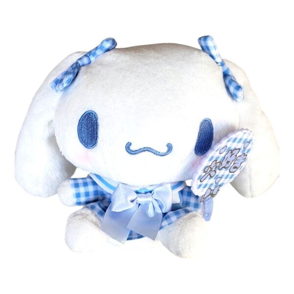 ナムコ ぬいぐるみ シナモロール シナモン サンリオ 推し活 NAMCO 限定 BIG ギンガムチェック
