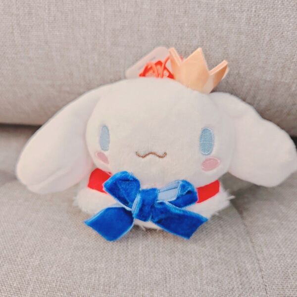 【新品】シナモン サンリオ 王様 シナモロール マスコット プライズ