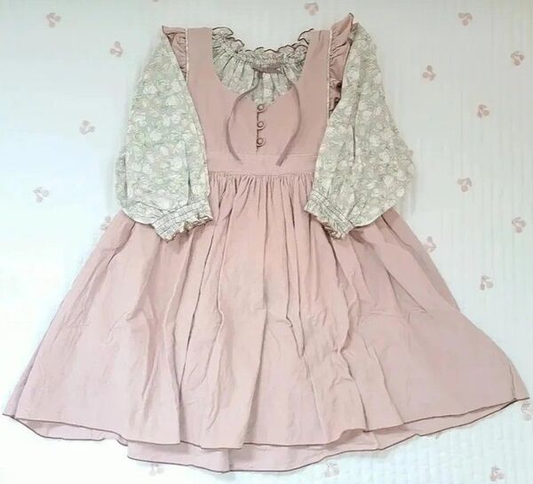 ハンドメイド作家様 ブラウス&ワンピセット 120