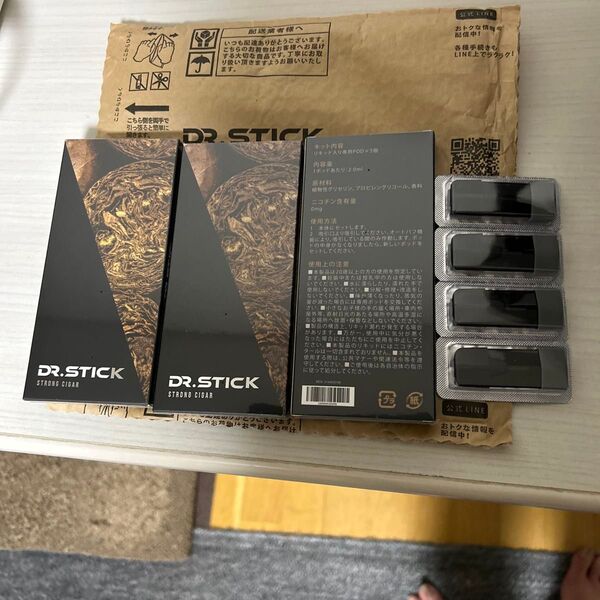 DR.STICK ストロングシガー 3箱セット+4個フレーバー箱有り