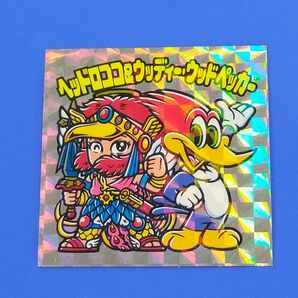 ヘッドロココ&ウッディ・ウッドペッカー ユニバーサルマンシール ビックリマン