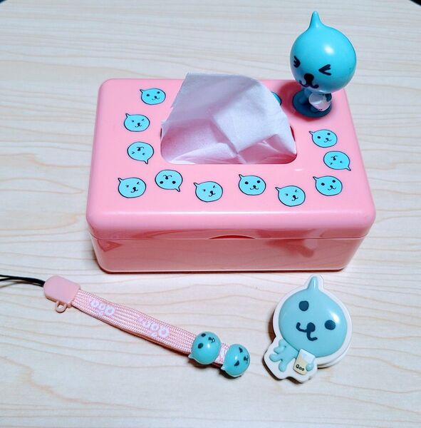レア Qoo ポケットティッシュ ケース クリップ ストラップ セット 年代物