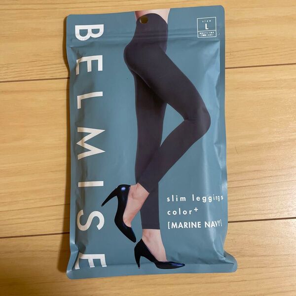ベルミス BELMISE スリムレギンス 着圧レギンス ネイビー