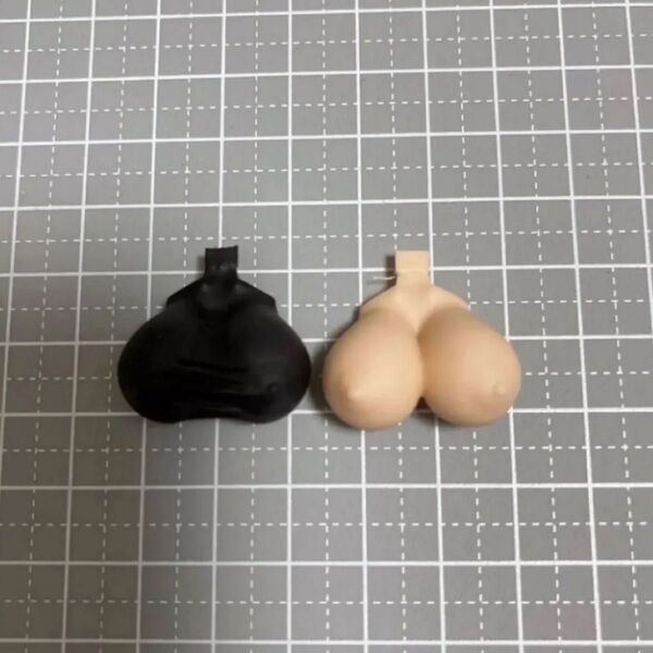 メガミデバイス用 カスタムバストパーツ2点セット 黒色 肌色 アマテラス バスト 胸 メガミデバイス