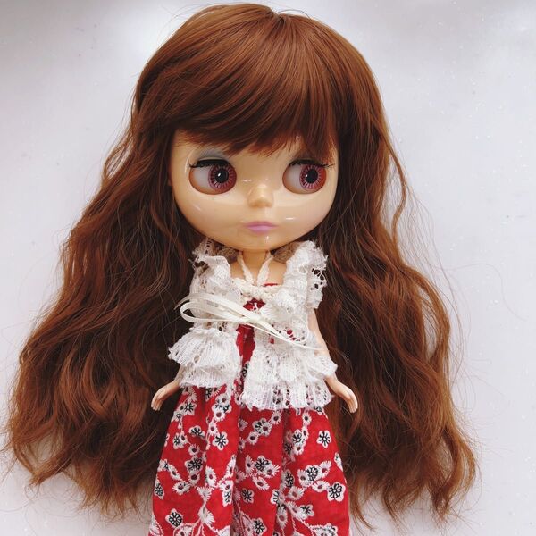 ブライス ネオブライス ウィッグのみ ロングBlythe ウィッグ ドール カスタム ウィッグ ドール用ウィッグ パーツ