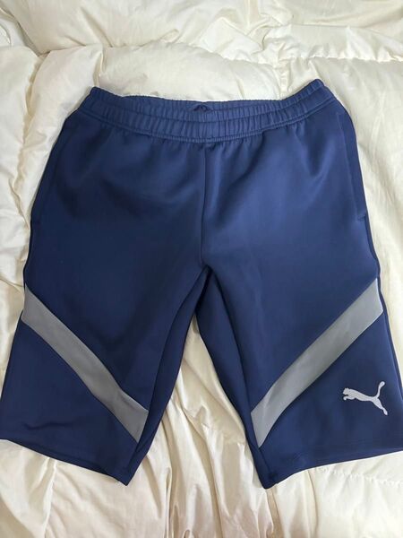 PUMA ハーフパンツ ネイビー メンズ Mサイズ スポーツウェア