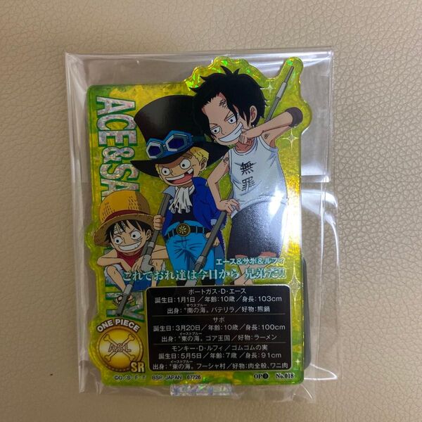 ONE PIECE ワンピース 一番くじ 試練のその先 I賞 ACLLECT アクリルスタンド シークレット ホロ ルフィ・エース
