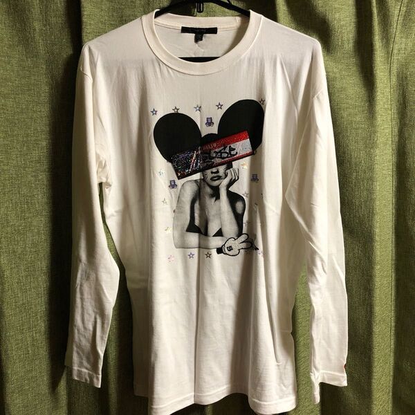 スタッドマフィン tシャツ 長袖 ロンT サイズ4 白色