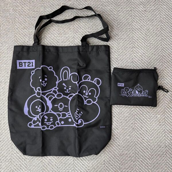 新品未使用 BT21x LINE FRIENDS メンバーシップ特典 トートバッグ