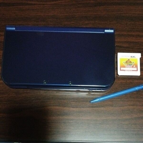 Newニンテンドー3DS LL 本体 ソフト タッチペン 3点セット メタリックブルー