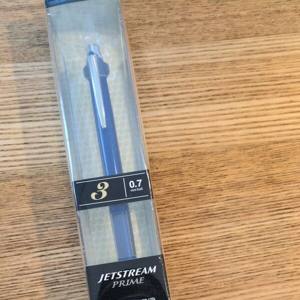 ジェットストリーム プライム 3色ボールペン ネイビー(黒・赤・青)0.7mm SXE3300007.9