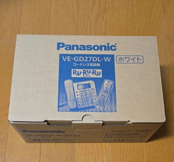 Panasonic コードレス電話機 VE-GD27DL(子機1台・ホワイト) パナソニック