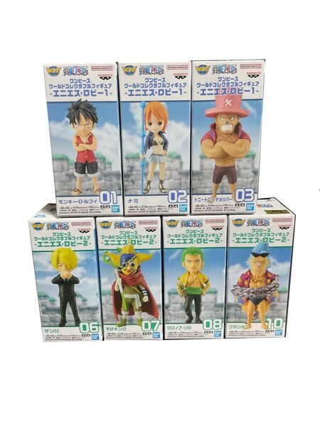 新品未開封7種 ワンピース ワールドコレクタブルフィギュア エニエスロビー WCF ワーコレ 麦わらの一味 そげキング