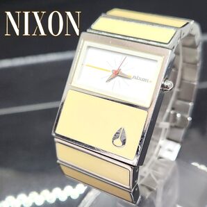 【電池交換済・時刻合わせ済】NIXON CHALET シャーレ 腕時計 アクセ ニクソン スクエア