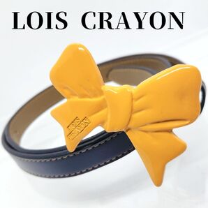 LOIS CRAYON ロイス クレヨン リボン レザー ベルト バレエコア