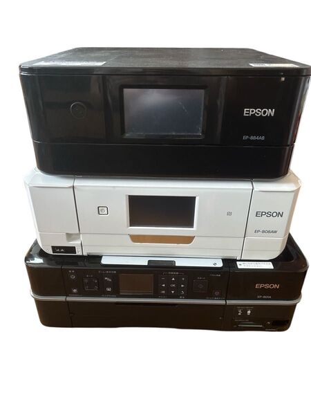 EPSON EP-808AW EP-801A EP-884AB ジャンク 3台