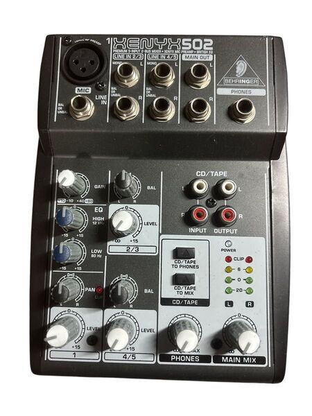 BEHRINGER XENYX502 アナログミキサー