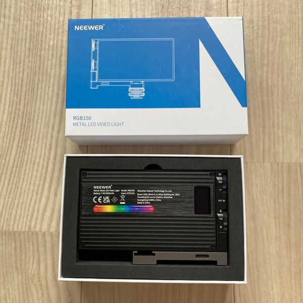 美品!NEEWER RGB150 METAL LED VIDEO LIGHT ビデオライト