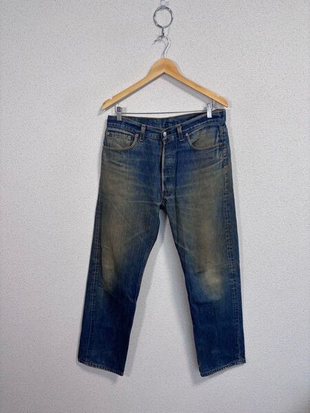Levi's インディゴ デニム ジーンズ ストレート501USA製89年
