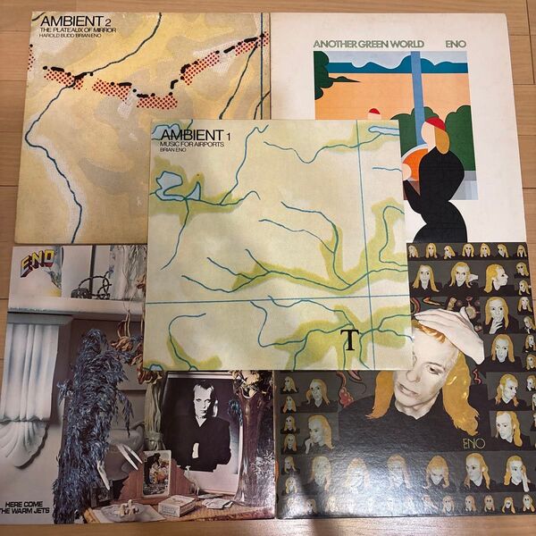 Brian Eno レコード 5点セット ブライアン・イーノ LP vinyl Harold Budd ハロルド・バッド アナログ