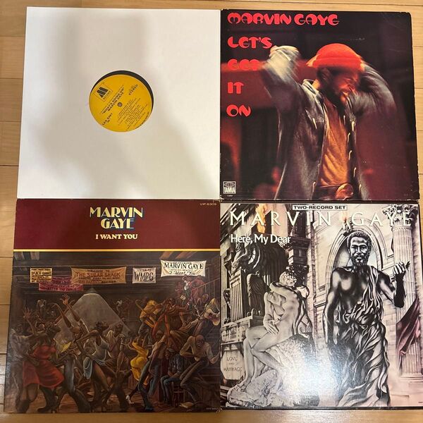※ワケあり Marvin Gaye レコード 4点セット マーヴィン・ゲイ LP What's Going On アナログ