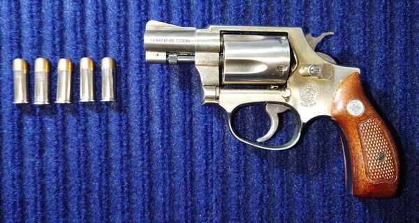 【廃盤品】コクサイ S&W M36 チーフスペシャル 金属製SMG規格(銃口閉塞) 合法品 箱なしダミーカート付