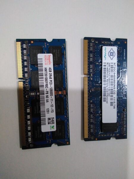 hynix,Nanya ノートパソコン用DDR3 4GB+2GB 6GB
