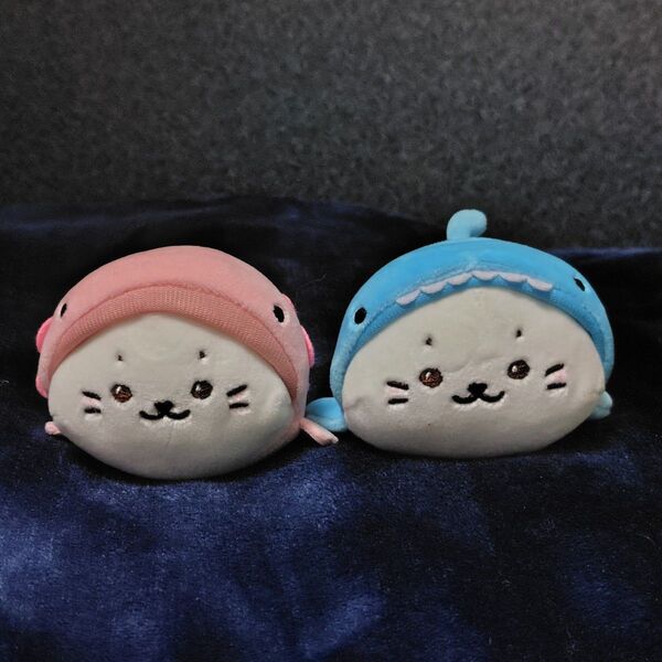 しろたん 海の生き物シリーズぬいぐるみMC~サメ&ウーパールーパー~
