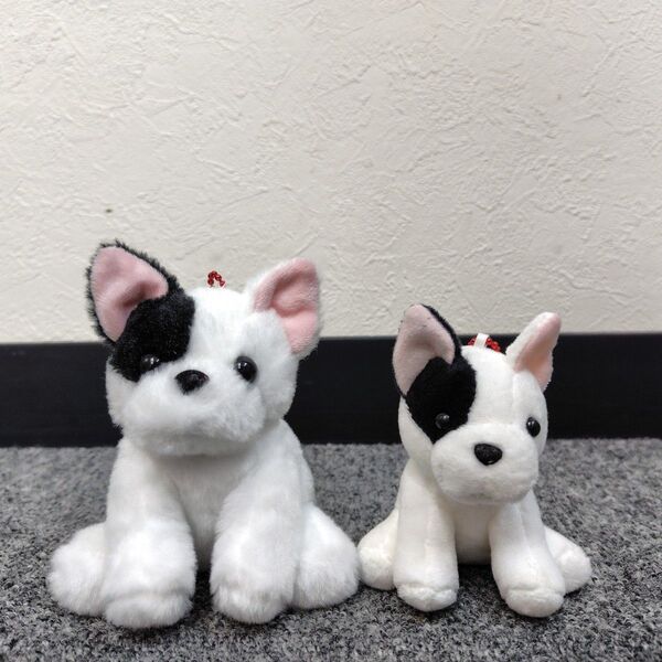 【くったりフレンチブルドッグ】 片パンチぬいぐるみキーホルダー MLC&VMC