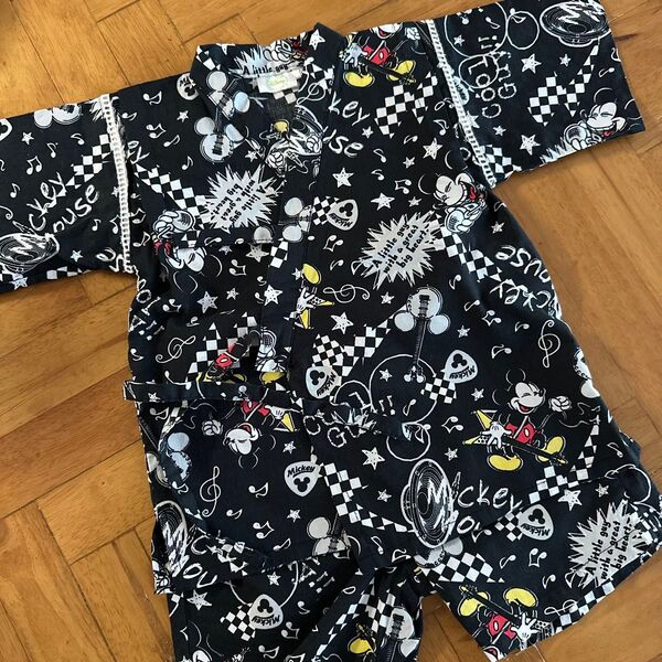 Disney ミッキーマウス 甚平 キッズ 95