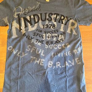 DIESEL ディーゼル ダークブルー Tシャツ Sサイズ イタリアで購入