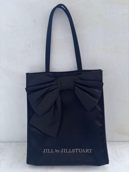 ジルバイジルスチュアート リボントートバッグ 黒 ブラック JILL by JILLSTUART サブバック