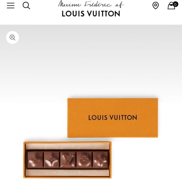 【海外限定】 ルイヴィトンチョコレート ミルク&ビターセット