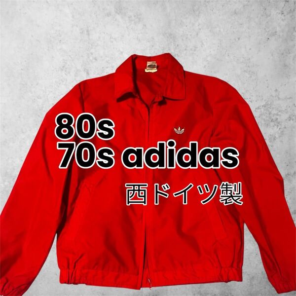 adidas ナイロン アディダス ジャケット ヴィンテージ レア物 M 70s 80s