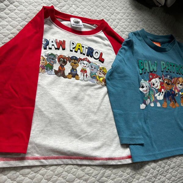 パウパトロール 男の子 Tシャツ 子供服 長袖シャツ キャラクター 子供服 110cm