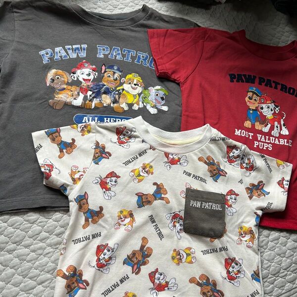 キャラクター Tシャツ 半袖Tシャツ パウパトロール 子供服 100cm 110cm