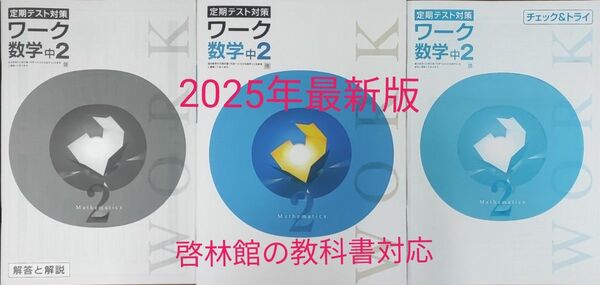 最新 中2 数学 問題集 定期テスト対策ワーク 新品 啓林館 中学2年生 中学生ワーク 参考書 教科書ワーク 未来へ広がる数学