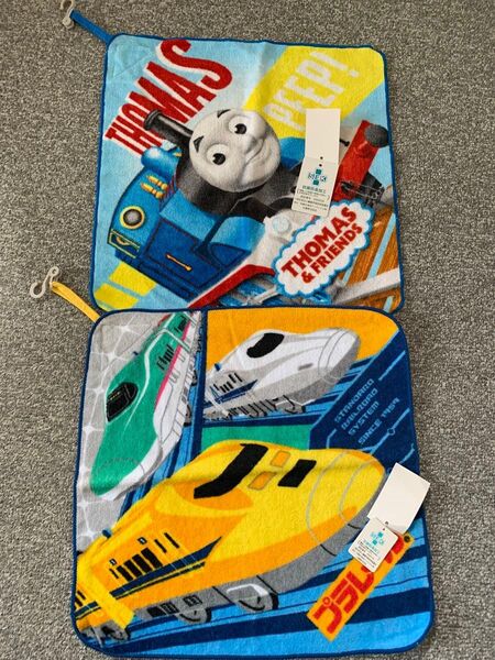 ループタオル プラレール トーマス ドクターイエロー はやぶさ ループ付きタオル