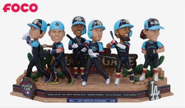 【大谷翔平】ドジャース 2024 オールスターミニボブルヘッド!124個限定!新品、未使用
