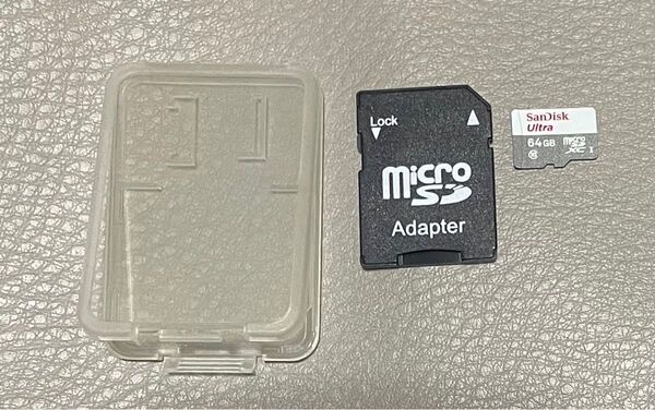 サンディスク microSDカード マイクロSD microSDXC 64GB 100MB/s SanDisk 変換アダプタ付き