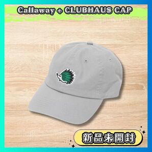 【新品未開封】Callaway + CLUBHAUS Cap - Gray キャロウェイ クラブハウス キャップ グレー