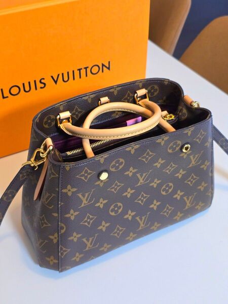 【超美品】LOUIS VUITTON ルイヴィトン モノグラム モンテーニュ BB (インナーバック付き)