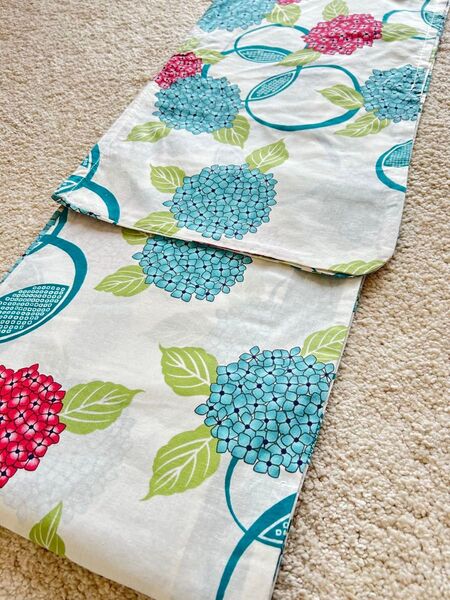 レディース 浴衣単品 紫陽花 あじさい柄