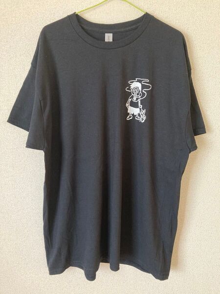 tシャツ シルクスクリーン ハンドメイド ワンポイント オリジナル 古着好き 手刷り デザイン