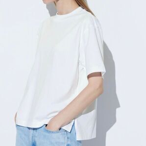 【試着のみ】UNIQLO エアリズムコットンT ホワイト S