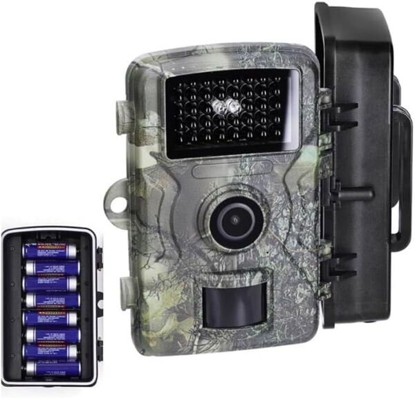 トレイルカメラ IP66防水 センサーカメラ 赤外線カメラ 940nm 防塵 工事不要 乾電池 SDカード 動作検知 1080P