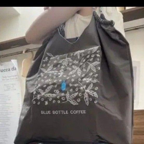 Ball&Chain ブルーボトル コーヒー 刺繍バッグ エコバッグ ボールアンドチェーン 青ボトル Мサイズ