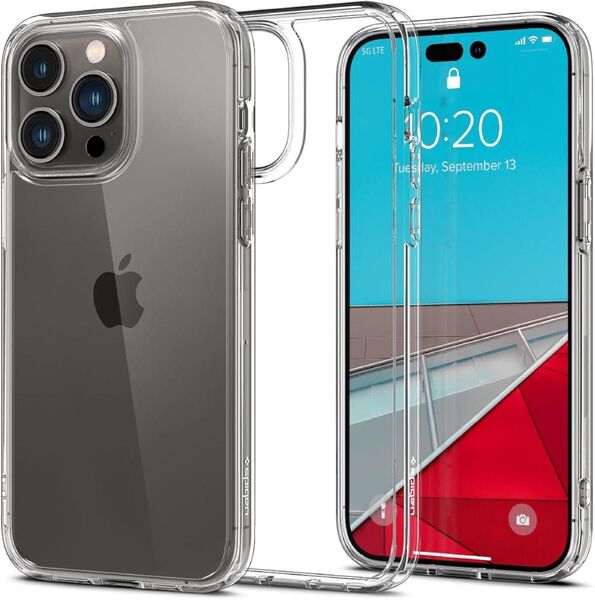 iPhone 14 Pro ケース クリア ストラップホール 黄変防止 耐衝撃 透明 TPU クリスタル・クリア